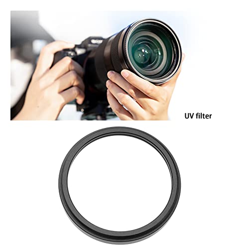 EMSea UV Lens Filter for 49mm Threaded Lenses Ultra Thin 0.7mm Thickness Optical Glass Ultraviolet Protection 9HD Hardness Camera Lens Accessories - Image 2