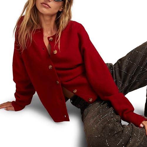 Lucky Brand Women's Cloudsoft Crew Neck Cardigan4