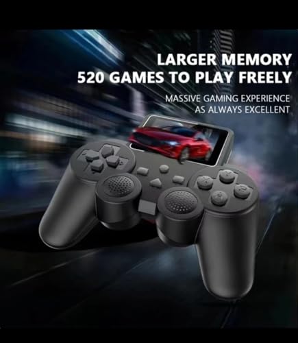 Image of 500 in 1 Handheld Video Game Console for Kids | Retro Video Game Player, Rechargeable Battery, TV Output, Portable Pocket Gaming Device with Controller, Classic Arcade Games