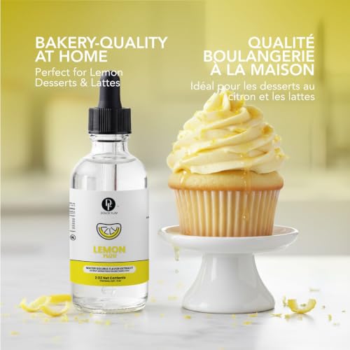 Image of Dolce Flav Lemon Extract, Natural Flavors, for Drinks, 2oz