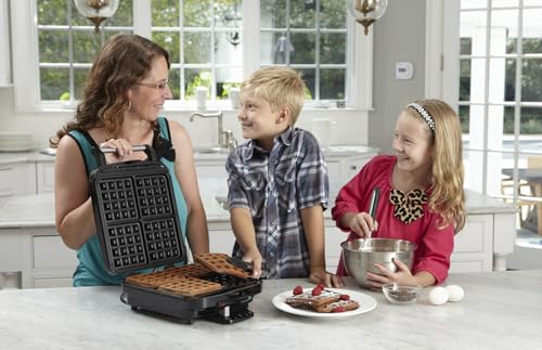 Cuisinart Belgian Waffle Maker, Stainless Steel, 4-Slice Square - Image 6