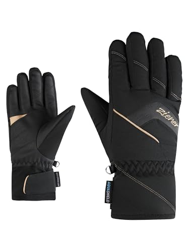 Gants de ski femme Ziener Karion-Z équipement sport hiver imperméable noir