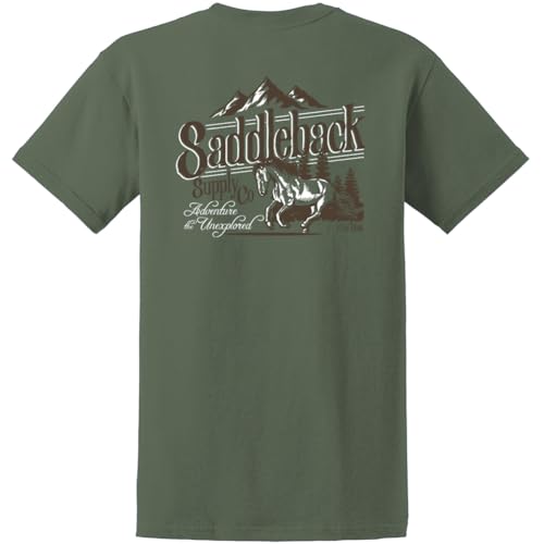 Saddleback Supply Men's Western Spirit Logo Heavyweight T-Shirts