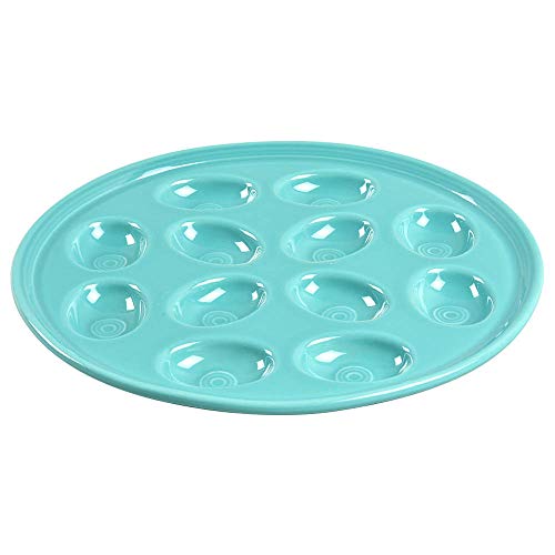 Fiesta® Egg Plate/Tray | Turquoise Fiesta® Egg Plate/Tray | Turquoise