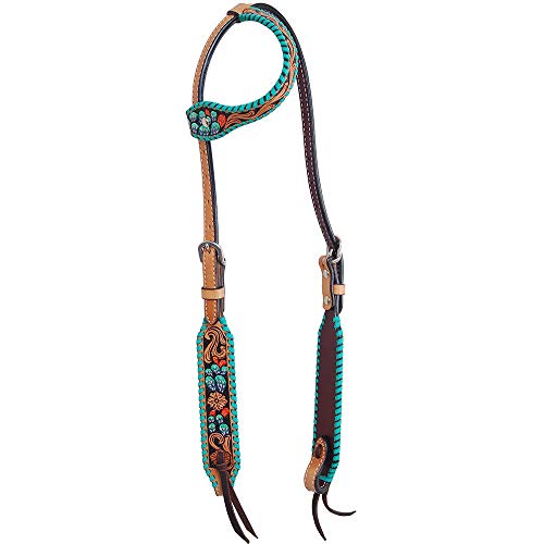 Rafter T Ranch Company Rafter T Ranch Co Painted Cactus Single Ear Headstall