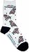 I Love My Red Dachshund White Sock Fantasy Hosiery