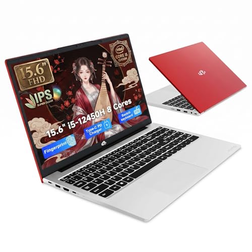 Image of NIMO 15.6 inch FHD IPS Laptop, i5-12450H 8-Core (Beats i7-11800H), 16GB RAM 512GB SSD, Backlit Keyboard, Fingerprint, 100W Type-C Fast Charger, WiFi 6, Ideal for Students & Home Office Computer