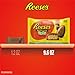 REESE'S Milk Chocolate Snack Size Peanut Butter Eggs, Easter Candy Bag, 9.6 oz
