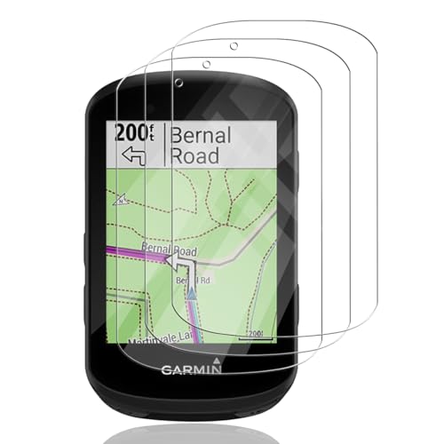 Zerrshoo 3 Pièces Vetro Temperato per Garmin Edge 530/830 Pellicola Protettiva, Durezza 9H Anti-Graffio Protective, Compatibile con Cover Custodia, HD Chiaro protezione Film