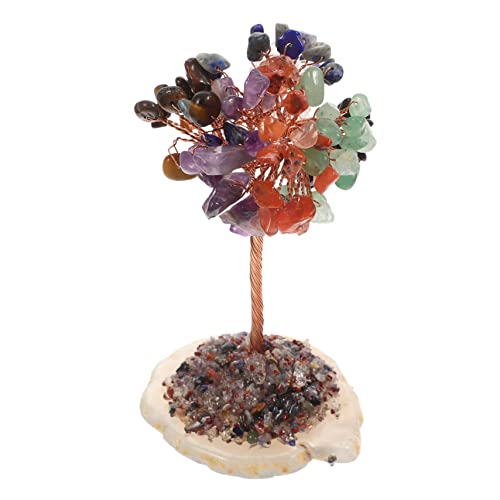 Arbre à monnaie en cristal ZXQUEGF bonsaï de décoration pour table
