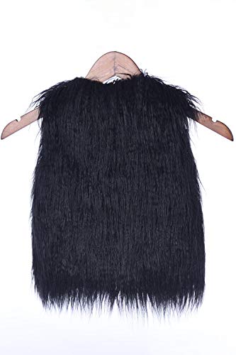 MisShow Little Girls' Faux Fur Wool Vest Coat Jacket Outerwear for 1-10 Years Old2