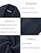 PJ PAUL JONES Men Sweaters Casual Long Sleeve Cardigan Sweaters Textured Cardigans with Pockets Dark Blue
