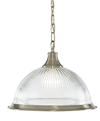 Searchlight Electric - Lampadario in vetro e ottone