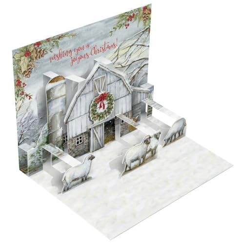 Cartes de Noël pop-up LANG coffret cadeau de vœux traditionnels