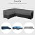PureFit Outdoor Sectional Cover Waterproof L Shaped Patio Furniture Covers