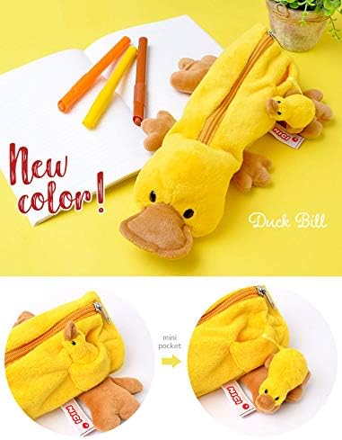 Amazon Co Jp ペンケース 高校生 ぬいぐるみ ポーチ フィギュア Nici ニキ ラブベア ペンギン ウサギ アニマル 大容量 ペンポーチ おしゃれ かわいい 子供 大人 5 ダックビル おもちゃ