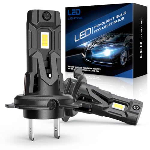 Bombillas LED H7 SHINYY 26000LM para faros de coche y moto 12V