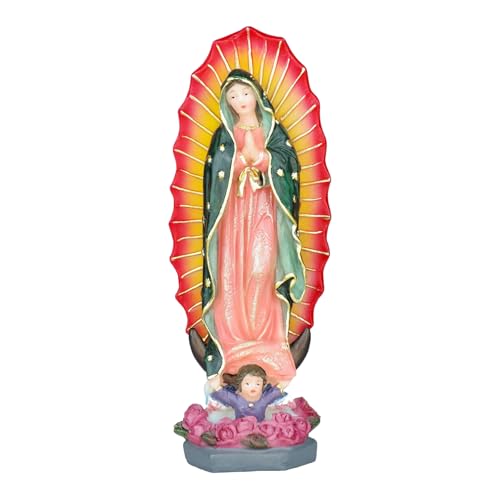 Estatua Virgen de Guadalupe 6 pulgadas figura religiosa