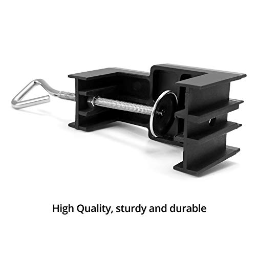Image of QWORK Rotary Tool Round Grinder Telescopic Hanging Stand Holder with Table Clamp, Flex Shaft Hanger Stand Tool for Household Instustrial Outdoor