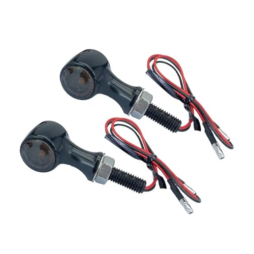 Mini clignotants LED moto universels boîtier noir haute finition