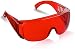 Sleep Savior ® Fitover Glasses - Anti-Blue & Green Blocking Glasses | Fit Over Most Prescription Eyeglasses | Better Night Sleep & Reduce Eyestrain & Insomnia | for Women and Men (Red)
