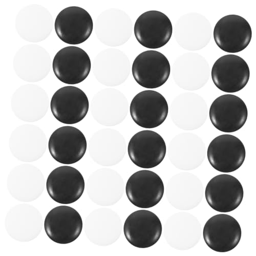 Toyvian Go Stones 200pcs Chess Set Compact Size Resin Material Go Chess Pieces for Beginners