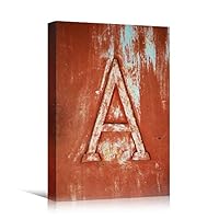 Canvas Wall Art Painted Words Bedroom Industrial Inspirational Modern Art Multicolor Neon Photography Quotes Urban - 12x18 inches