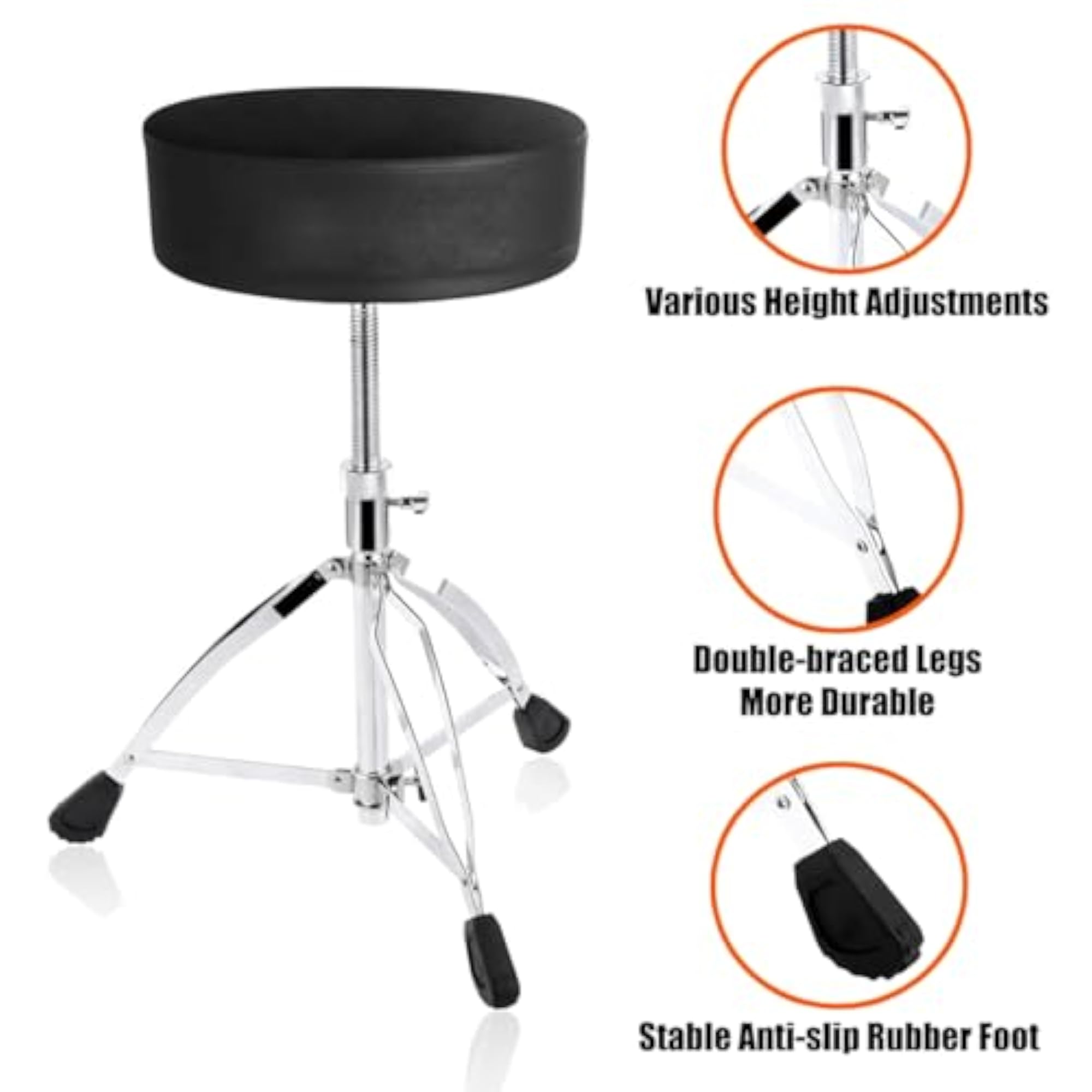SP38-C Heavy Duty Drum Throne