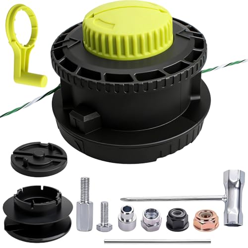 314608005 Reel Easy+ Bump Feed Trimmer Head Replacement for Ryobi Straight Shaft String Trimmers-Compatible with Models RY15526 RY15527 RY15529 RY15526VNM-Weed Eater/Weed Wacker Head Assembly Parts