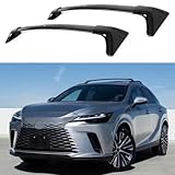 Upgrade Roof Rack Cross Bar Fit for Lexus RX 2023 2024 2025 2026 350 350h 450h+ 500h, Aluminum Crossbar Roof Rail Bar,(Exclude Panoramic Sunroof) Black