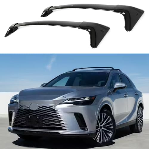 Upgrade Roof Rack Cross Bar Fit for Lexus RX 2023 2024 2025 350 350h 450h+ 500h, Aluminum Crossbar Roof Rail Bar,(Exclude Panoramic Sunroof) Black