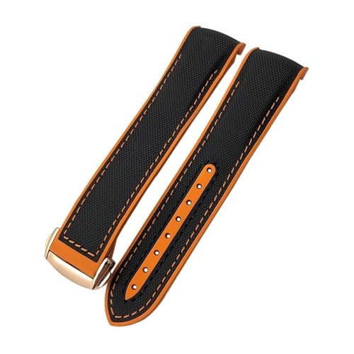 Bracelet de montre 20mm 21mm 22mm silicone couturier nylon