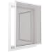 Produktbild easy life Pollenschutz Alu Fenster ALLERGICpro 130 x 150 cm in Weiß Insektenschutz Fenster easyLINE Pollenschutzgitter und Fliegengitter
