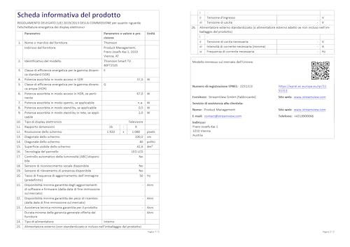 THOMSON 40 Zoll (100 cm) FHD Smart TV, Wi-Fi, Sprachsteuerung, HDR10, Dolby Audio, Triple-Tuner (Kabel/Satellit/Antenne), HDMI, USB, 1 GB RAM, 4 GB Flash - 40FT2S35 THOMSON 40 Zoll (100 cm) FHD Smart TV, Wi-Fi, Sprachsteuerung, HDR10, Dolby Audio, Triple-Tuner (Kabel/Satellit/Antenne), HDMI, USB, 1 GB RAM, 4 GB Flash - 40FT2S35