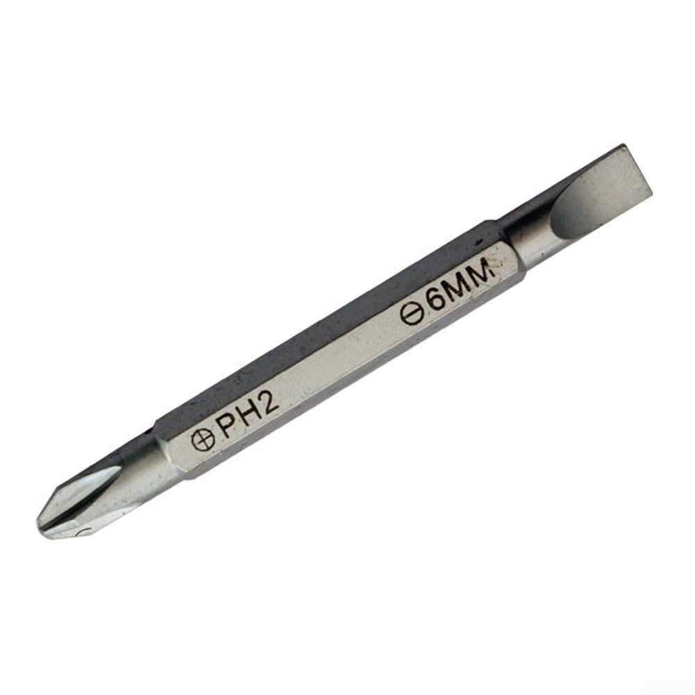 Tournevis ergonomique antidérapant avec double tête, PH2 et SL6 pour des tâches d'entretien et de réparation efficaces à la maison
