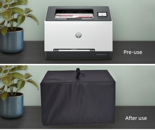 Antistatischer wasserdichter Druckerstaubschutz für HP Color Laserjet Pro 3201dw/M255dw/Brother HL-L3220CDW/HL-L3280CDW Wireless-Drucker (schwarz)
