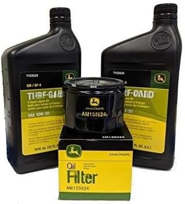 Original Equipment Oil Change Kit - (2) TY22029 + AM125424,Replacement for John Deere OEM