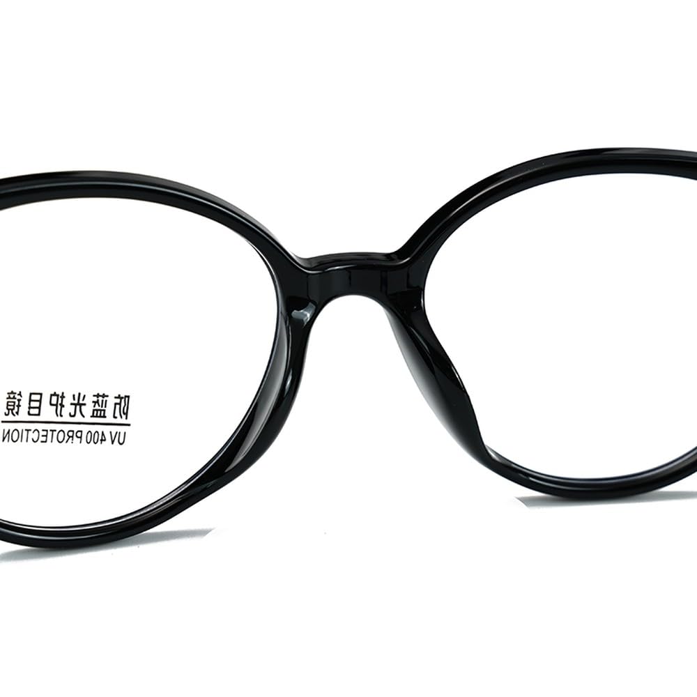 modne okulary damskie męskie okulary blokujące owalne unisex octan czarne przezroczyste prezenty męskie
