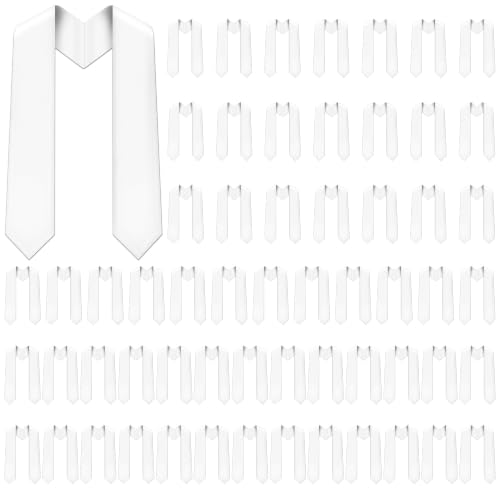 Image of Plain Graduation Stole Sash 60 Inch Unisex Adults Solid