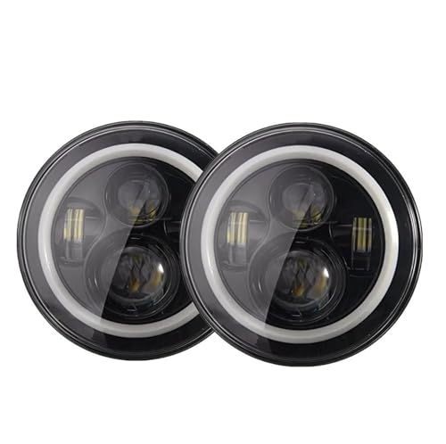 Phares LED 7 Pouces Idéals pour Sorties Nocturnes en Jeep Wrangler JK LJ