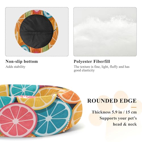 Panier pour chat anti-glisse orange taille M fini les lits qui bougent