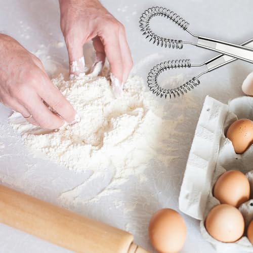 Set of 3 Mini Stainless Steel Whisks for Effortless Blending, Ideal for Coffee, Sauces, Baking, and Creamy Beverages - Image 7