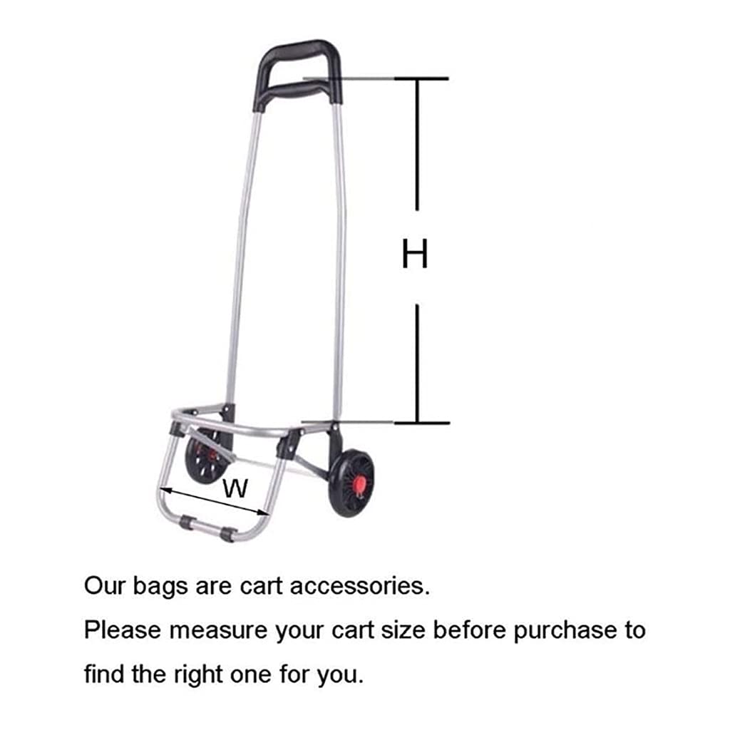 Borse shopper, Pieghevole Shopping Borsa di ricambio carrello a mano, Portatile Impermeabile 40L Oxford Panno Carrello Shopping Carrello Backup Borse, Shopping riutilizzabile Borsa di ricambio, 32 * 2