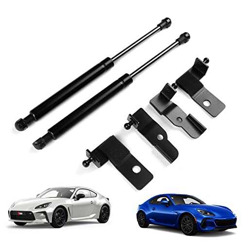 KUNGKIC for 2021 2022 2023 2024 2025 Toyota GR86 Subaru BRZ Gas Damper Hood Damper Trunk Damper Hydraulic Damper Durable Unprocessed Car Specific Design Interior Stylish Accessories Black