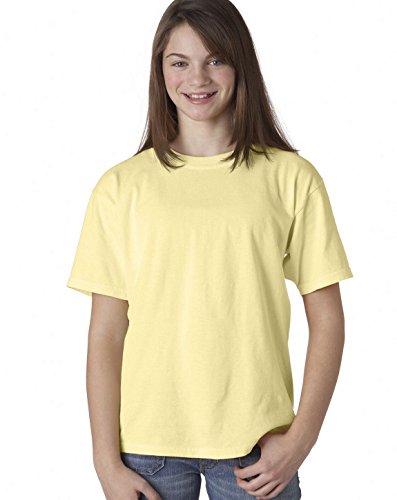 Chouinard 9018 Youth Garment-Dyed Ring-Spun Cotton Tee Butter Medium