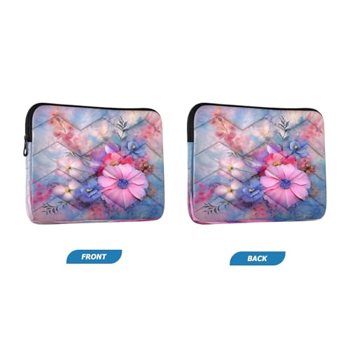 Funda para portátil 13-14 pulgadas con diseño de flores miniatura 2