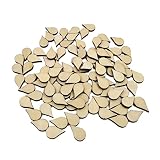 SEWACC 100 Piezas De Artesanía De Natividad Pendientes Colgantes Decoración De Mano Chip De Madera Artesanal Decoración Navideña Decoraciones Navideñas Chip De Madera DIY Chip