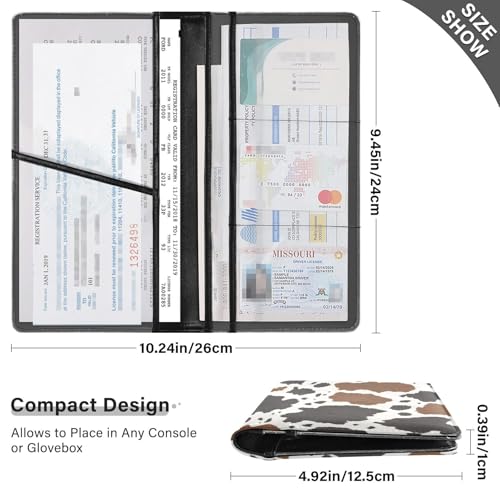 Organizador para auto color Cow Print miniatura 3