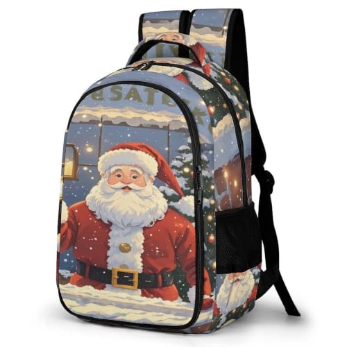 Mochila para portátil y viaje con diseño original de Papá Noel