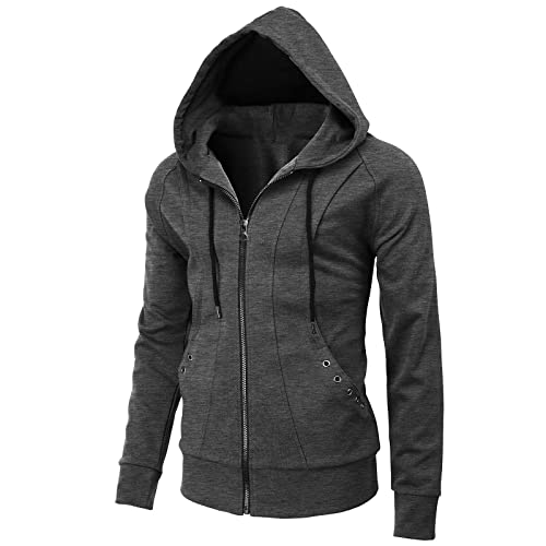 Ymosrh Men's Sweatshirts Long Sleeve Hoodie Sweatshirt Top Cardigan Hooded Jacket Fashion Hoodies & Sweatshirts, L-3XL